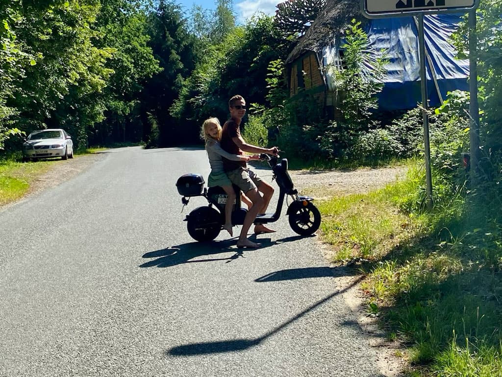 El-scooter-udlejning på Lohals Havn